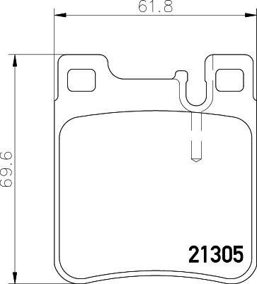 DON PCP1320 - Тормозные колодки, дисковые, комплект autospares.lv