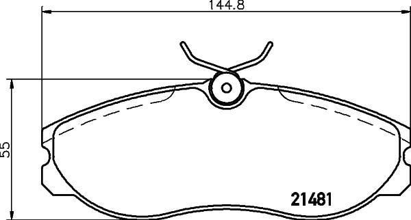 DON PCP1379 - Тормозные колодки, дисковые, комплект autospares.lv