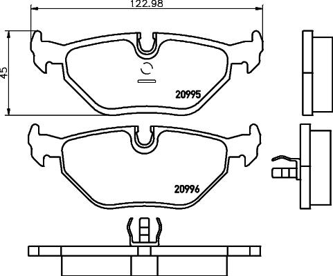 DON PCP1374 - Тормозные колодки, дисковые, комплект autospares.lv