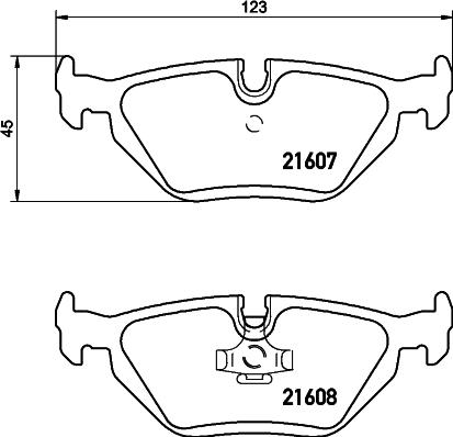 DON PCP1201 - Тормозные колодки, дисковые, комплект autospares.lv