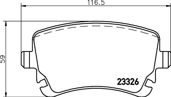 DON PCP1238 - Тормозные колодки, дисковые, комплект autospares.lv