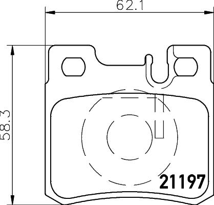 DON PCP1232 - Тормозные колодки, дисковые, комплект autospares.lv