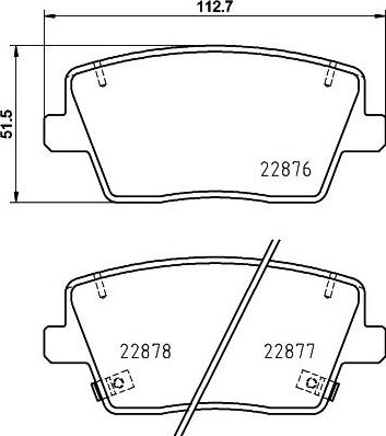 DON PCP1797 - Тормозные колодки, дисковые, комплект autospares.lv