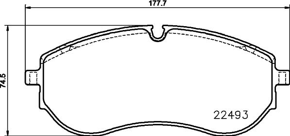 DON PCP1759 - Тормозные колодки, дисковые, комплект autospares.lv