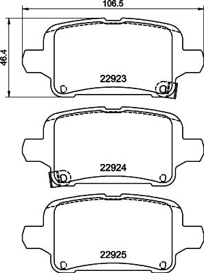 DON PCP1766 - Тормозные колодки, дисковые, комплект autospares.lv