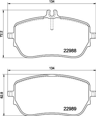 DON PCP1719 - Тормозные колодки, дисковые, комплект autospares.lv