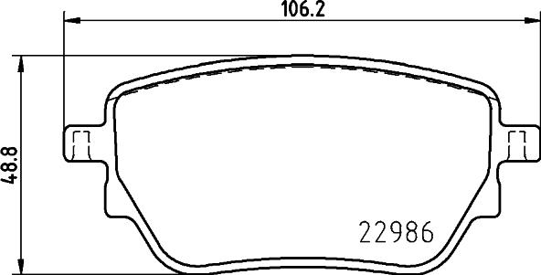 DON PCP1717 - Тормозные колодки, дисковые, комплект autospares.lv