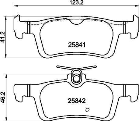 DON PCP2000 - Тормозные колодки, дисковые, комплект autospares.lv