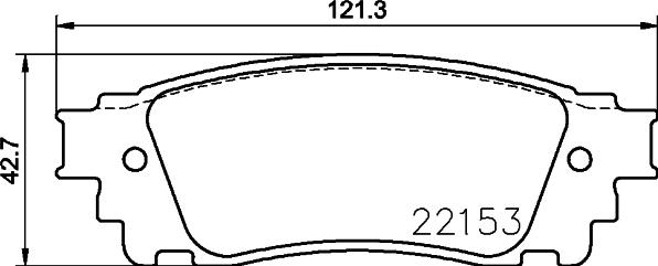 DON PCP2190 - Тормозные колодки, дисковые, комплект autospares.lv