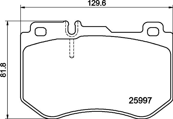 DON PCP2198 - Тормозные колодки, дисковые, комплект autospares.lv