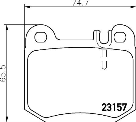 DON PCP2192 - Тормозные колодки, дисковые, комплект autospares.lv