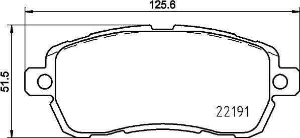 DON PCP2146 - Тормозные колодки, дисковые, комплект autospares.lv