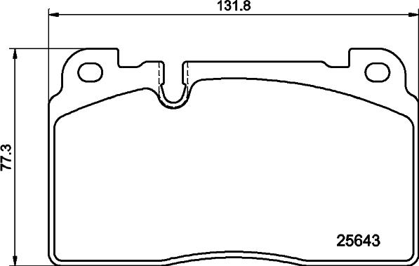 DON PCP2106 - Тормозные колодки, дисковые, комплект autospares.lv