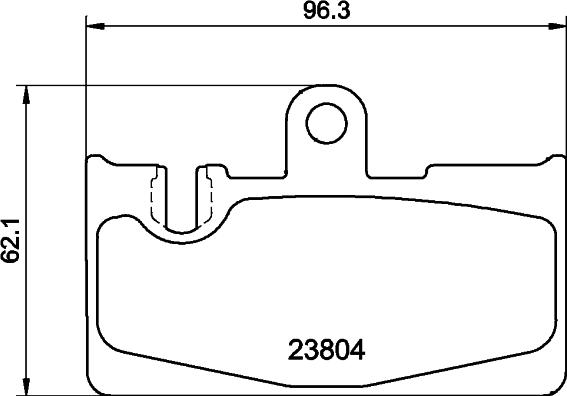 DON PCP2187 - Тормозные колодки, дисковые, комплект autospares.lv