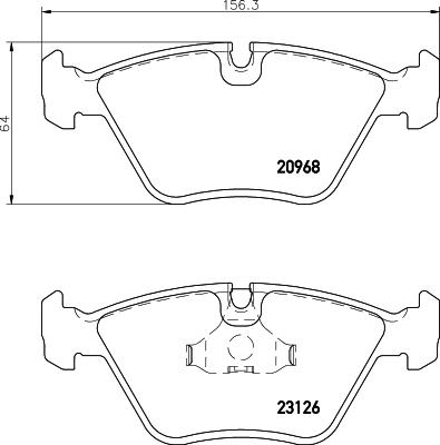 DON PCP2139 - Тормозные колодки, дисковые, комплект autospares.lv