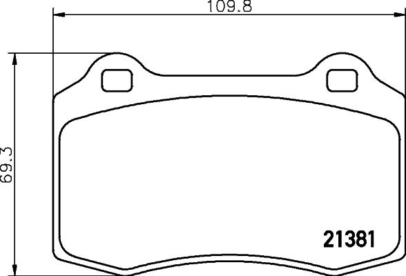 DON PCP2135 - Тормозные колодки, дисковые, комплект autospares.lv