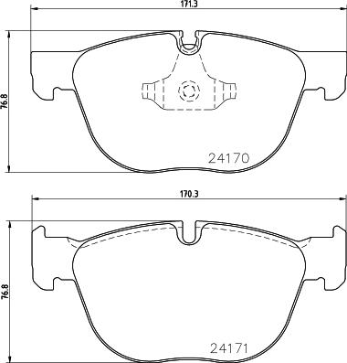 DON PCP2120 - Тормозные колодки, дисковые, комплект autospares.lv