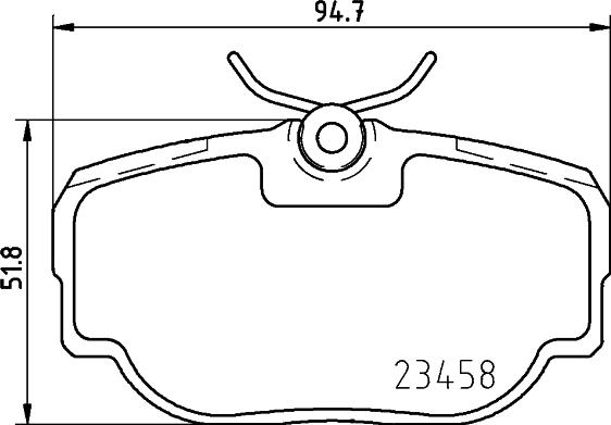 DON PCP2175 - Тормозные колодки, дисковые, комплект autospares.lv