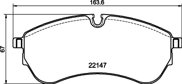 DON PCP2266 - Тормозные колодки, дисковые, комплект autospares.lv