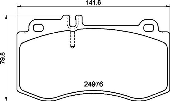 DON PCP2208 - Тормозные колодки, дисковые, комплект autospares.lv