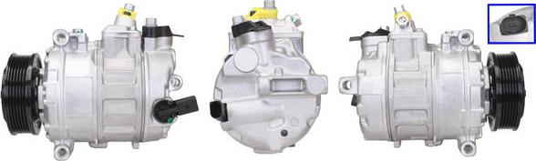 DRI 700510919 - Компрессор кондиционера autospares.lv