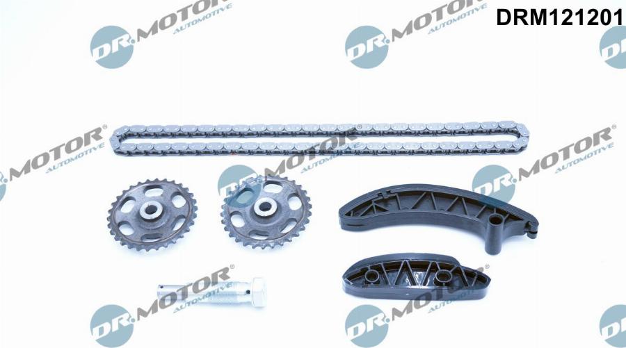 Dr.Motor Automotive DRM121201 - Комплект цепи привода распредвала autospares.lv