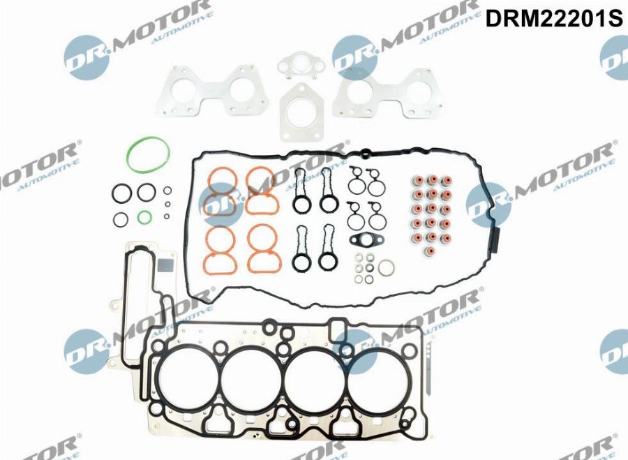 Dr.Motor Automotive DRM22201S - Комплект прокладок, двигатель autospares.lv