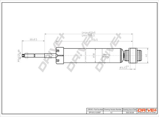 Dr!ve+ DP1610.10.0097 - Амортизатор autospares.lv