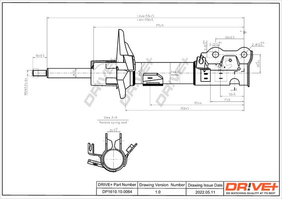 Dr!ve+ DP1610.10.0064 - Амортизатор autospares.lv