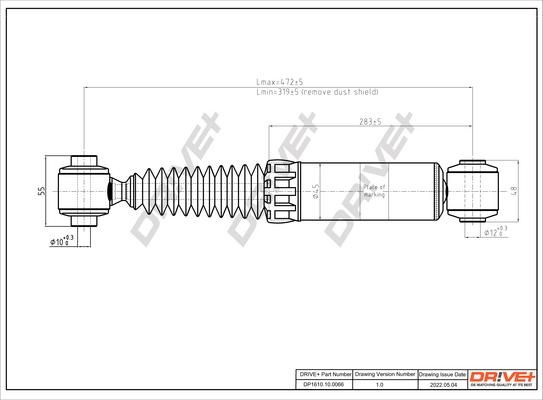 Dr!ve+ DP1610.10.0066 - Амортизатор autospares.lv