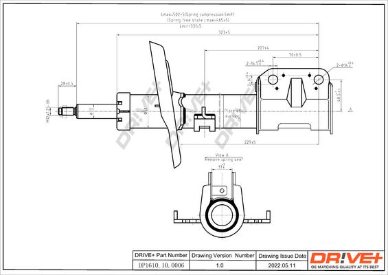 Dr!ve+ DP1610.10.0006 - Амортизатор autospares.lv