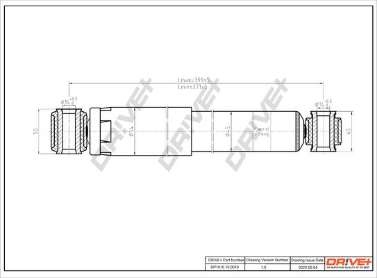 Dr!ve+ DP1610.10.0019 - Амортизатор autospares.lv