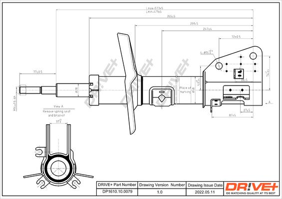 Dr!ve+ DP1610.10.0079 - Амортизатор autospares.lv