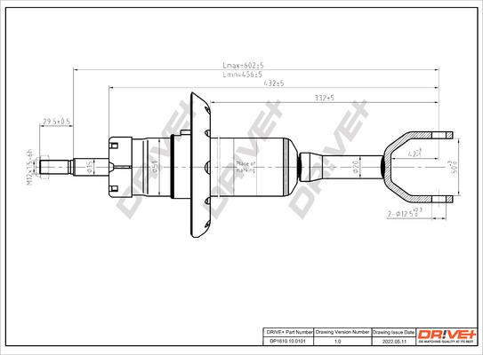 Dr!ve+ DP1610.10.0101 - Амортизатор autospares.lv