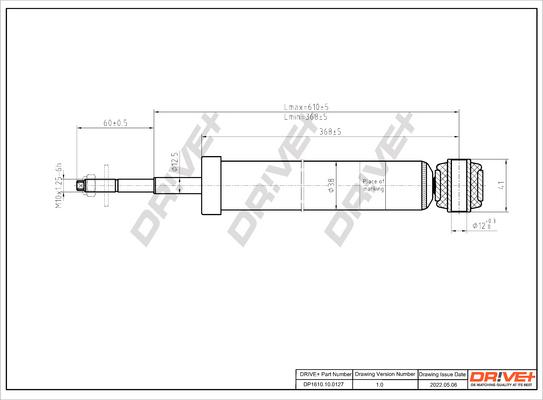 Dr!ve+ DP1610.10.0127 - Амортизатор autospares.lv