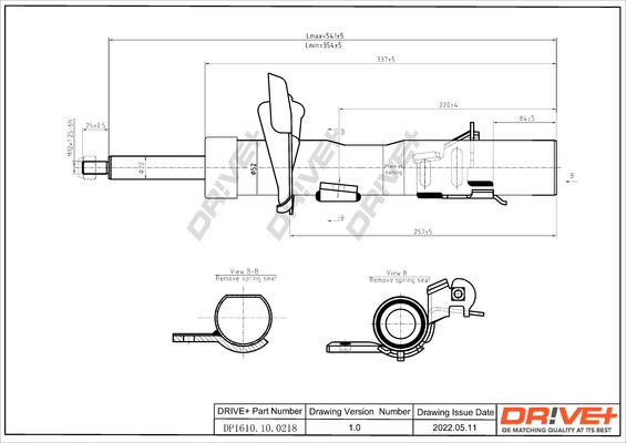 Dr!ve+ DP1610.10.0218 - Амортизатор autospares.lv