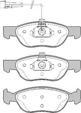 Dr!ve+ DP1010.10.0995 - Тормозные колодки, дисковые, комплект autospares.lv