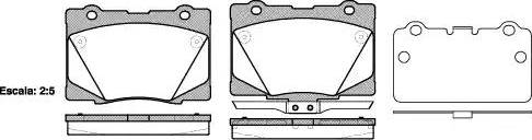 Dr!ve+ DP1010.10.0591 - Тормозные колодки, дисковые, комплект autospares.lv