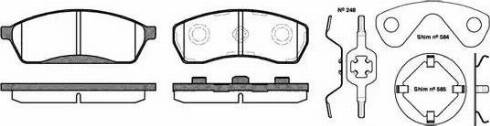 Dr!ve+ DP1010.10.0542 - Тормозные колодки, дисковые, комплект autospares.lv