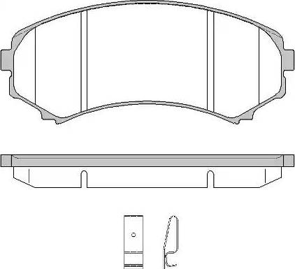 Dr!ve+ DP1010.10.0042 - Тормозные колодки, дисковые, комплект autospares.lv