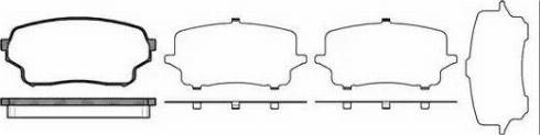 Dr!ve+ DP1010.10.0351 - Тормозные колодки, дисковые, комплект autospares.lv