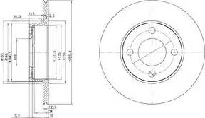 MOPROD MBD 102 - Тормозной диск autospares.lv