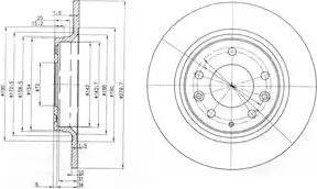 Dr!ve+ DP1010.11.0165 - Тормозной диск autospares.lv