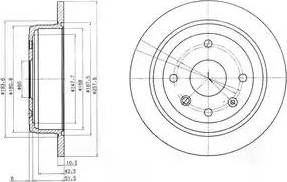 Dr!ve+ DP1010.11.0174 - Тормозной диск autospares.lv