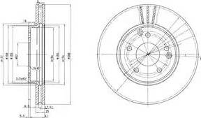 Dr!ve+ DP1010.11.0833 - Тормозной диск autospares.lv