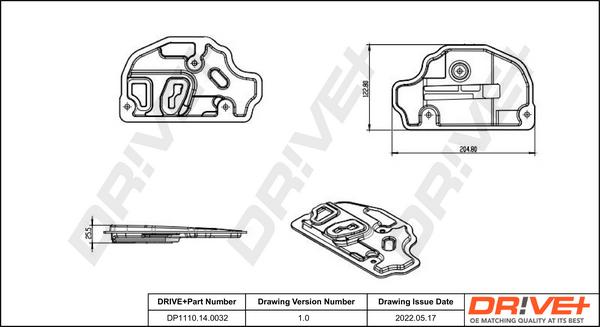 Dr!ve+ DP1110.14.0032 - Гидрофильтр, автоматическая коробка передач autospares.lv