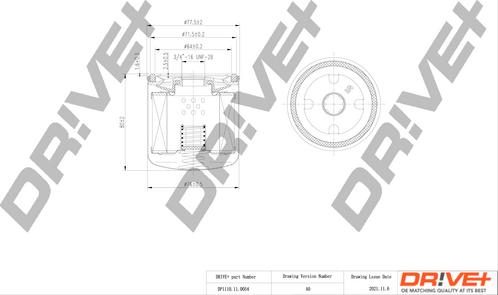 Dr!ve+ DP1110.11.0054 - Масляный фильтр autospares.lv