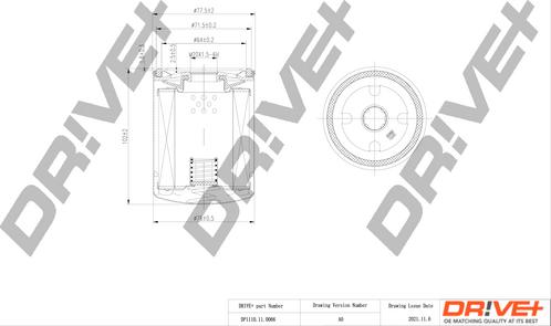 Dr!ve+ DP1110.11.0066 - Масляный фильтр autospares.lv