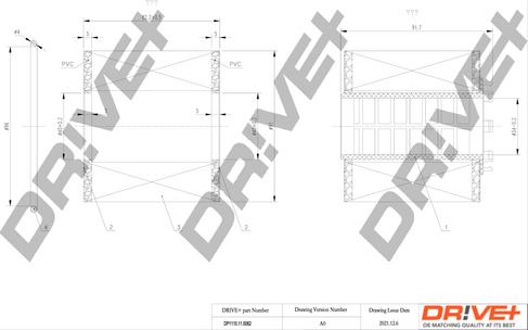 Dr!ve+ DP1110.11.0062 - Масляный фильтр autospares.lv