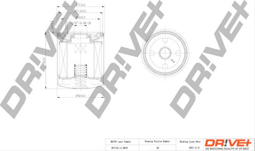 Dr!ve+ DP1110.11.0019 - Масляный фильтр autospares.lv